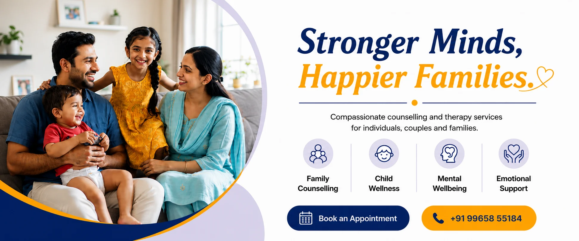 CARE Family Counselling Hero Banner, Chennai